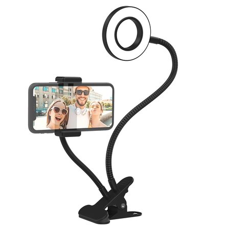 PREMIER MOBILE BY PREMIER ACCESSORY GROU Selfie Ring Light & Phone Holder PSELF06